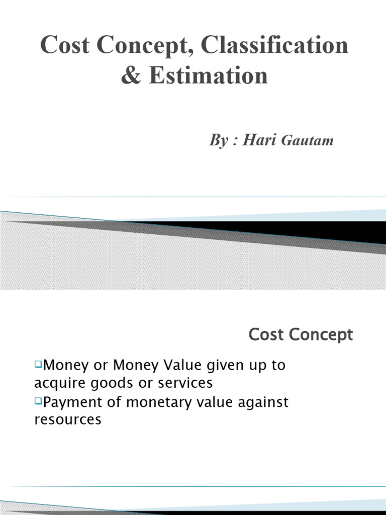 Cost Concepts and Classifications Explained | PDF | Cost | Expense