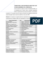 Normas Transitorias Ingenieria Civil 202425