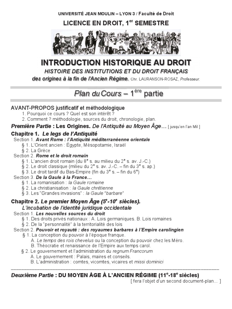 Histoire des institutions et du droit | PDF | Droit romain | Rome antique