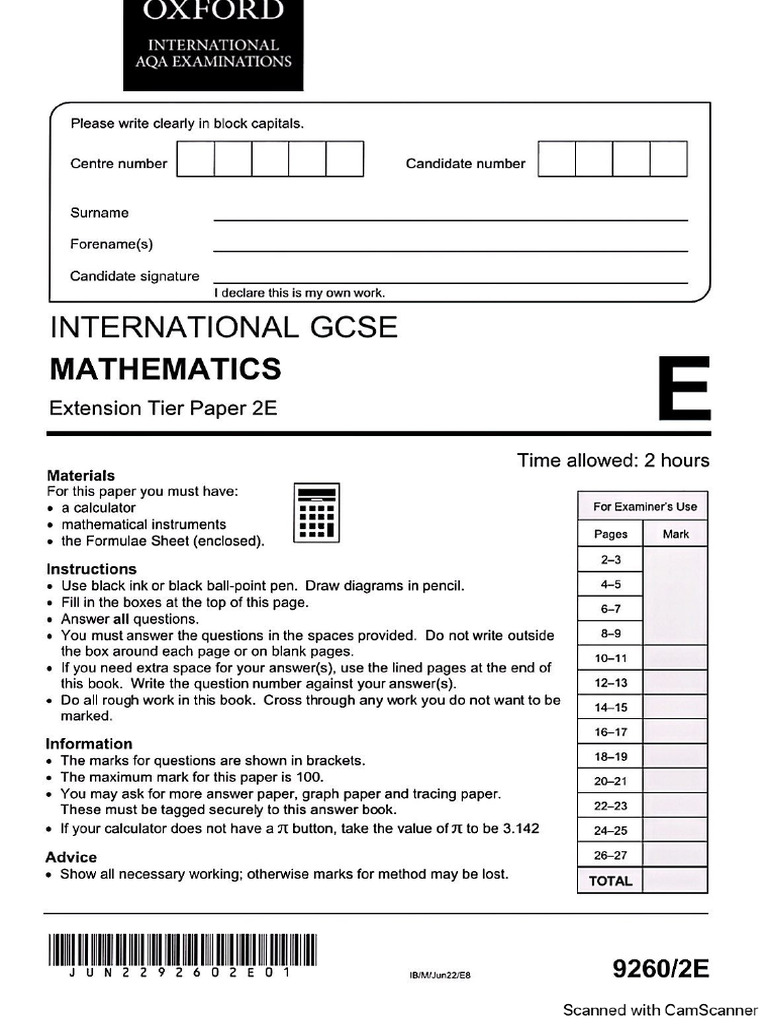 June 2022 Paper 2 | PDF