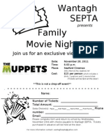 Movie Night - MuppetsFlyer