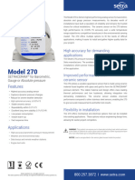 Setra Model 270 Data Sheet