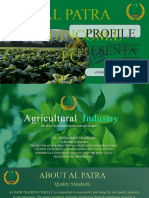 Light Yellow & Green Minimalist Agrifarm Company Profile Presentation