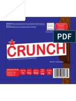 Crunch Bar Wrapper Redesign