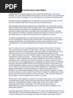 Avangardismul in literatura interbelică