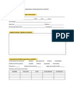 Datos de Identifación Del Niño e Informante