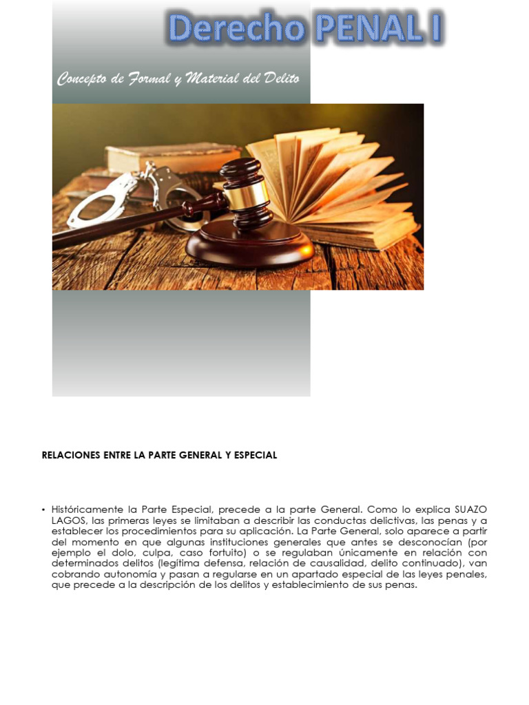 Conceptos Clave del Delito en Derecho Penal | PDF | Castigos | Derecho ...