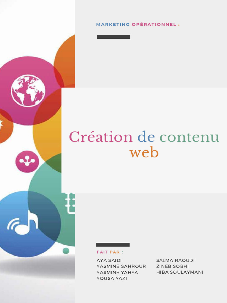 Stratégies de Création de Contenu Web | PDF | Optimisation de moteur de ...