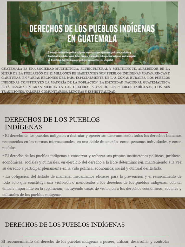 Derechos de los Pueblos Indígenas en Guatemala | PDF | Ciencias sociales