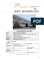 Sp1opis Techniczny Sala Laboratoium Chemicznego