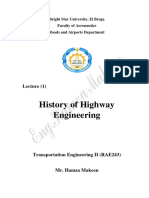 LEC (1) History of highway engineering,