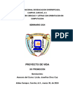 CARATULA Y PASOS DE PROYECTO DE VIDA 2024 de Yoni