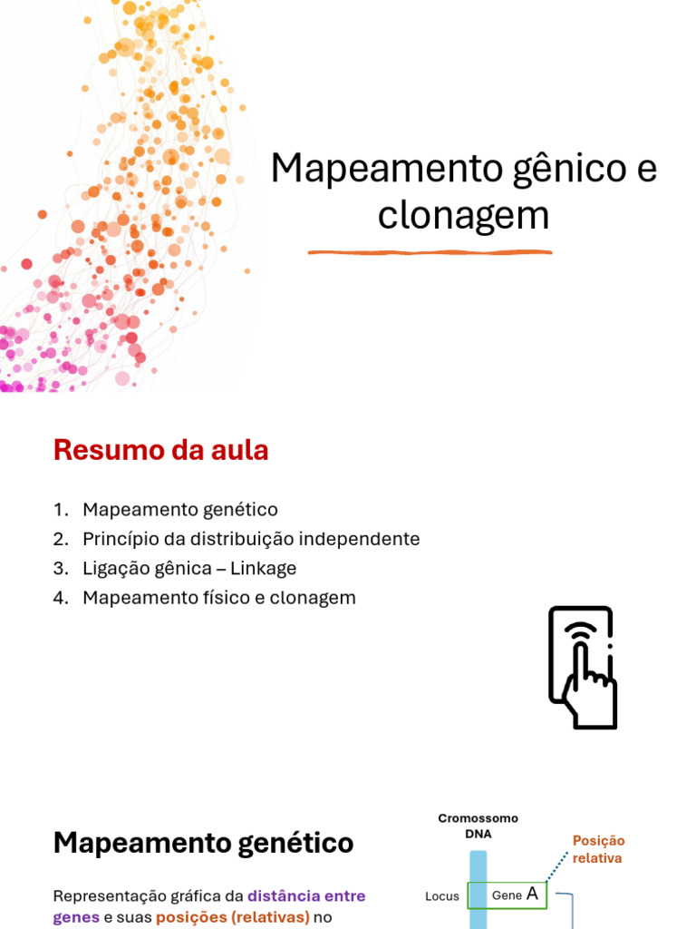 Mapeamento Gênico e Clonagem: Fundamentos | PDF | Gene | Ligação genética