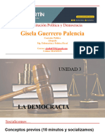 3a CLASE CONST - POLITICA La Democracia