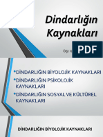 Dindarlığın Kaynakları - 4. Hafta