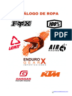 Catalogo Enduro Gear X - CATALOGO DE ROPA
