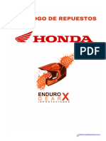 Catalogo Enduro Gear X - Catalogo de Repuestos Honda