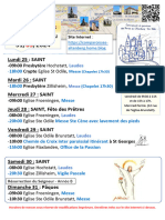 Horaires Des Messes Du 25au 31-03-24