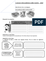 Ficha de Comprensión Como Cuidar Nuestra Salud