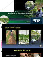 Clase 12 Agri. Pro. Modulo 5. Componentes de Manejo Del Cultivo en Ambientes Controlados (SA)
