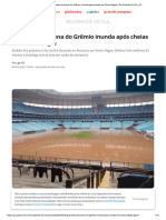 Gramado Da Arena Do Grêmio Inunda Após Cheias em Porto Alegre - Rio Grande Do Sul - G1