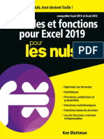 Formules Et Fonctions Pour Excel 2019