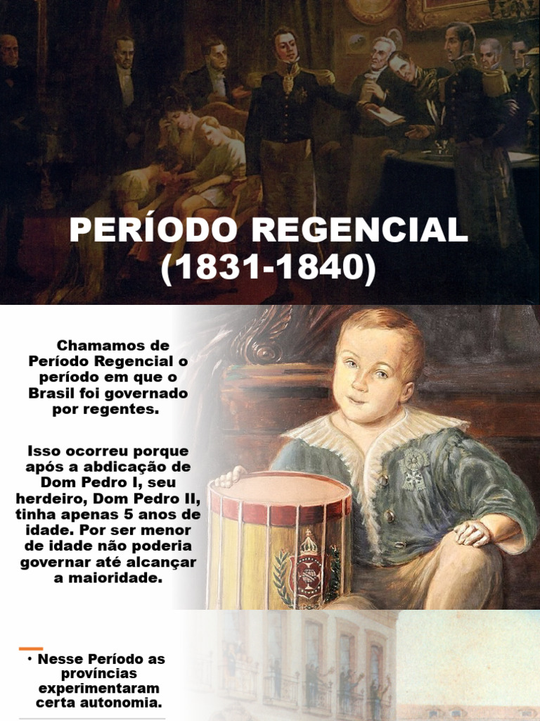 Revoltas no Período Regencial (1831-1840) | PDF | Escravidão | Brasil