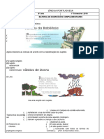 BATERIA DE EXERCÍCIOS COMPLEMENTARES TIPOS DE SUJEITO