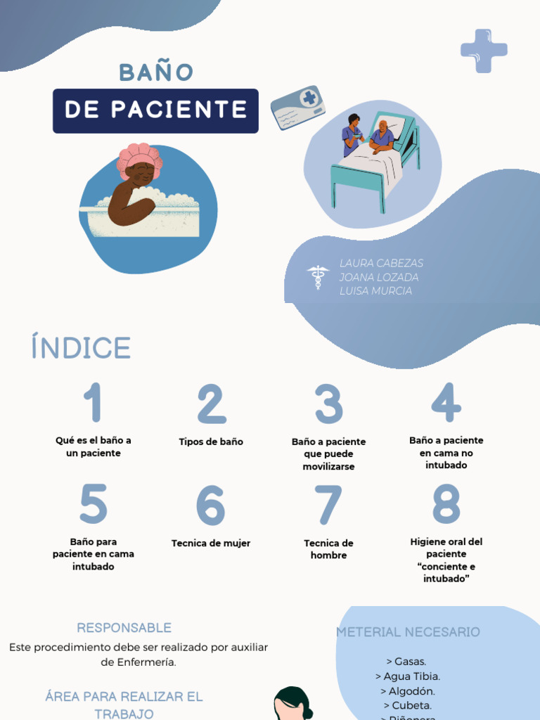 Baño de Paciente | Descargar gratis PDF | Baños | Higiene