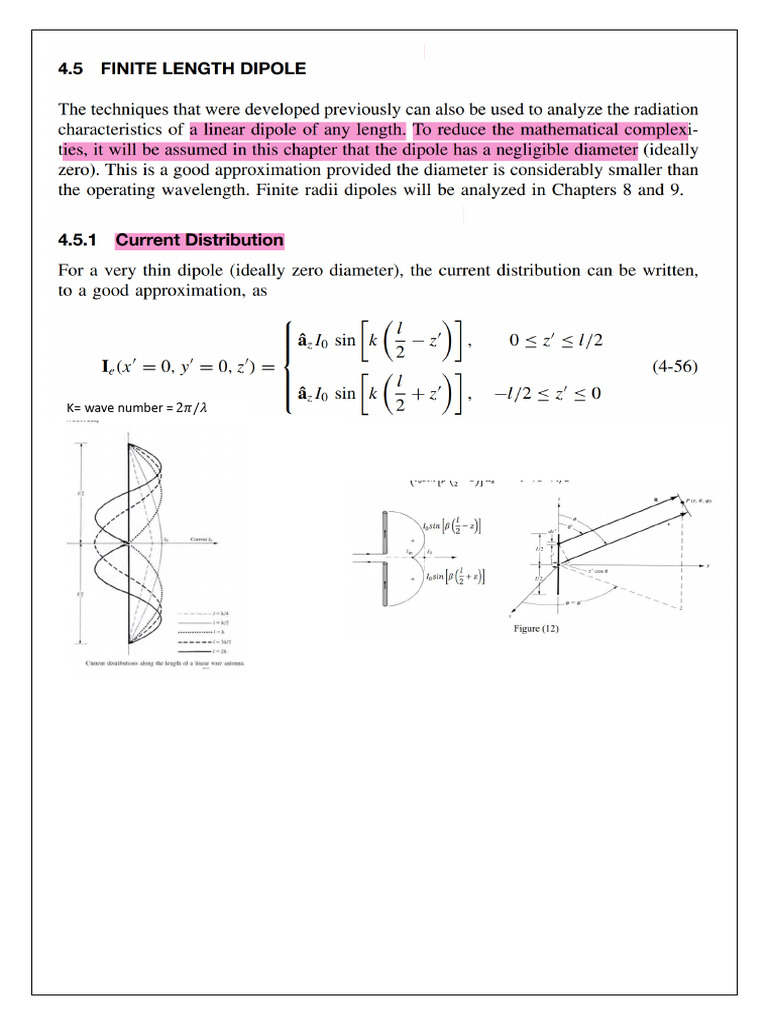 Dipole Antenna Radiation Patterns Explained | PDF | Antenna (Radio ...
