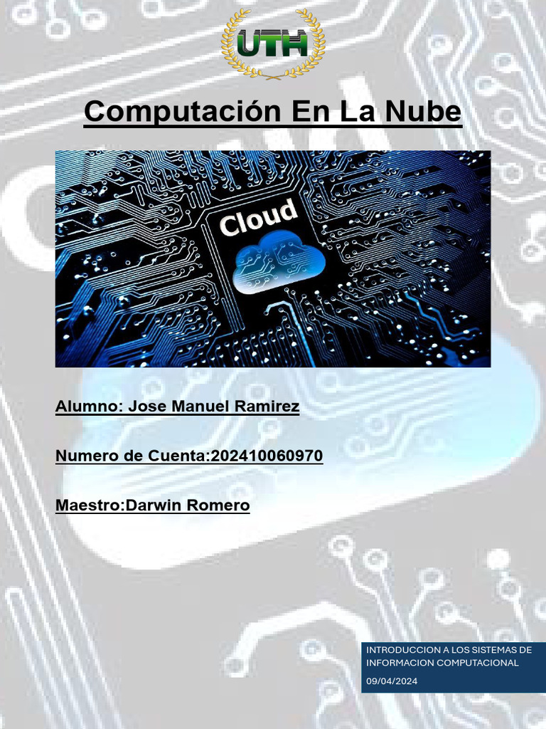 Computación en La Nube | PDF | Computación en la nube | Servicios web ...