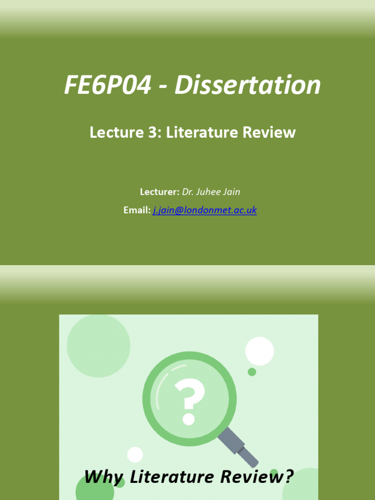 Week 3 dissertation lit review pdf methodology literature review
