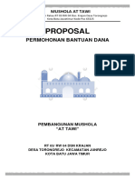 Proposal Mushola at Tawi