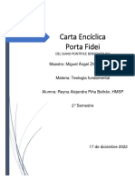 Carta Encíclica Porta Fidei: Maestro: Miguel Ángel Zhuki Vázquez