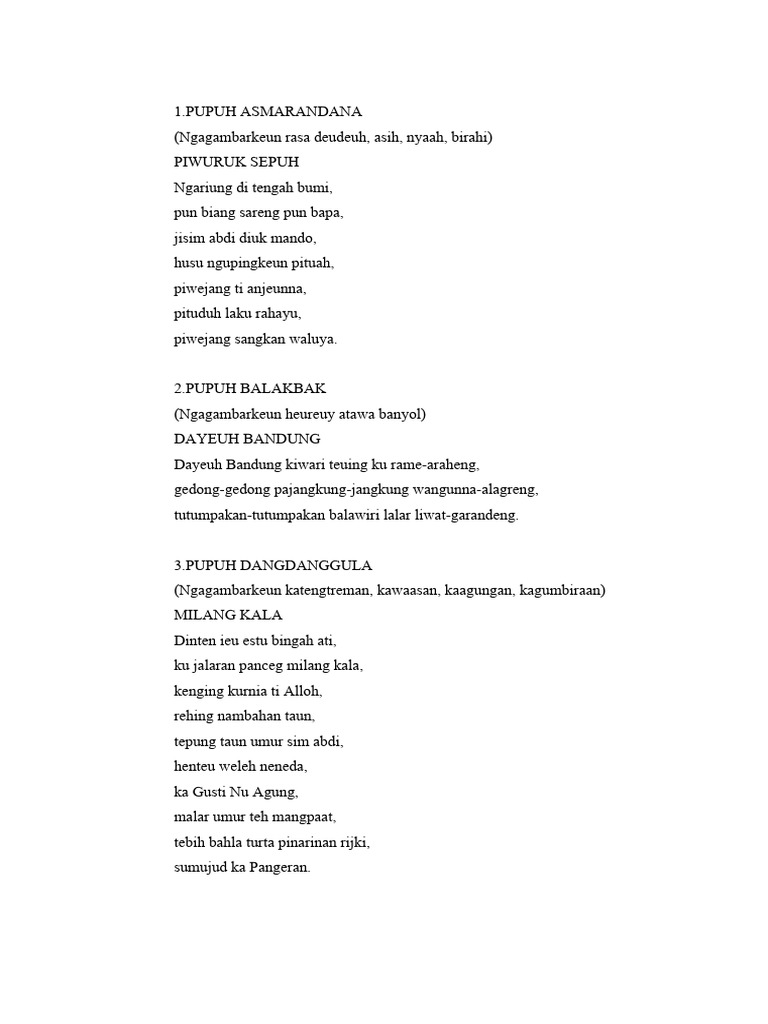 Pupuh Sunda Pdf