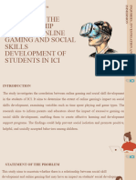 Analyzing The Relationship Between Online Gaming and Social Skills Development of Students in Ici