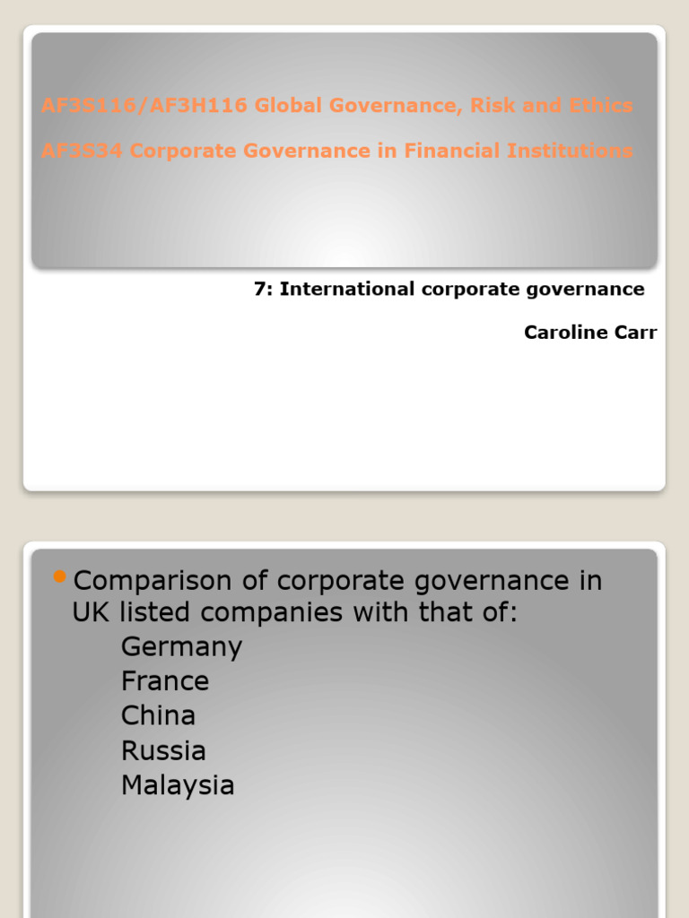 Everything You Should Know About the IGlobal Corporate Governance Forum