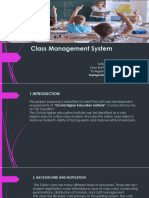 Class Management System Presentation