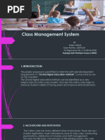 Class Management System Presentation