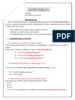 FICHE 12 (Nombres Et Opérations - Le Rangement Des Nombres de 0 À 20)