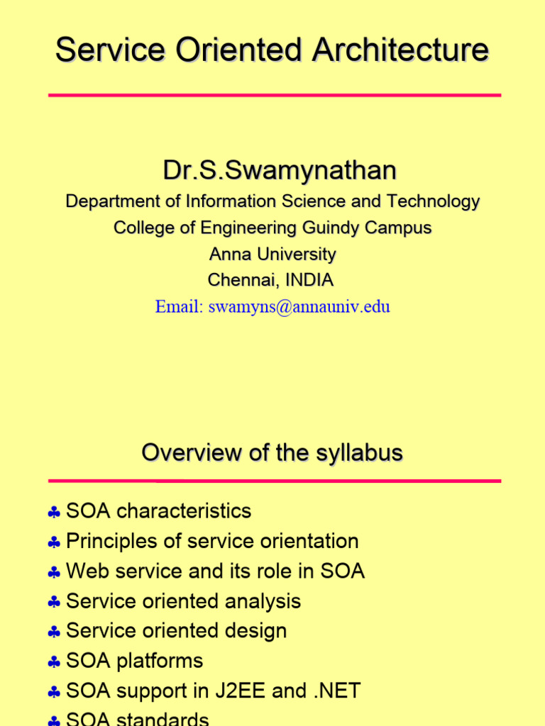 Service oriented architecture pdf service oriented architecture