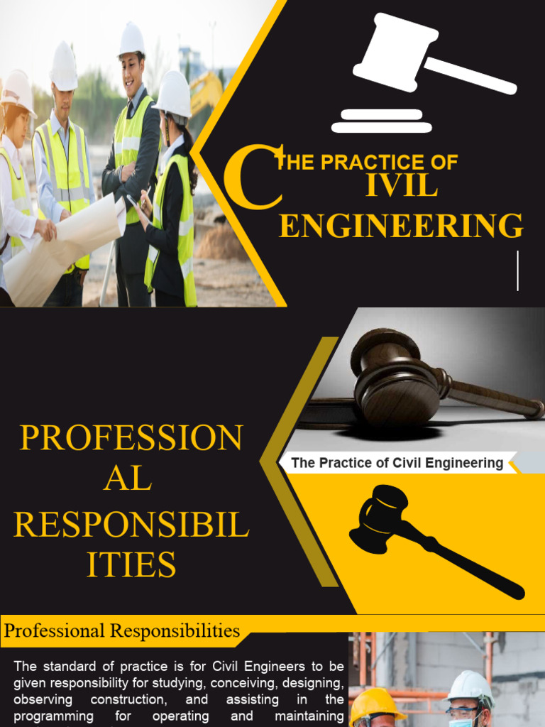 Practice Of Civil Engineering