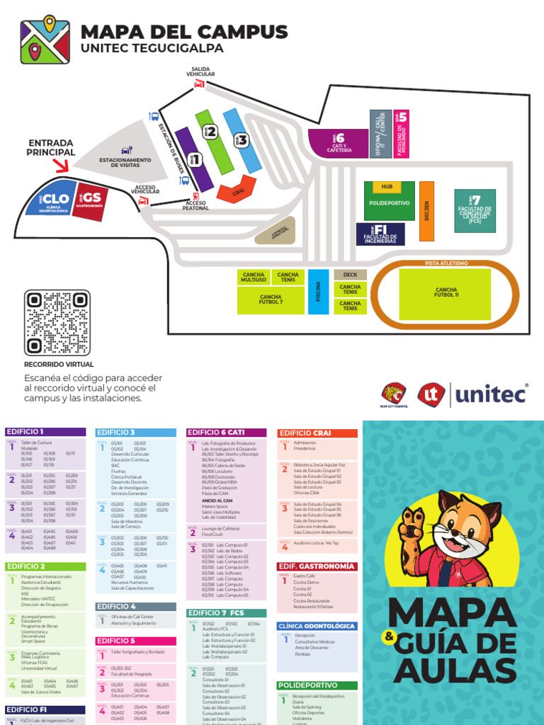 Mapa del Campus UNITEC Tegucigalpa | PDF | Ingeniería