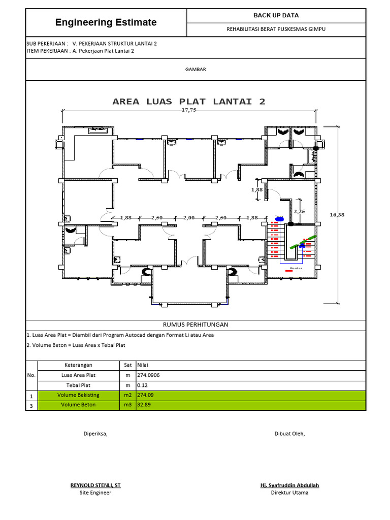 III.3. Pekerjaan Struktur Lantai 2 | PDF