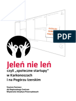 Jeleń Nie Leń. Społeczne Startupy