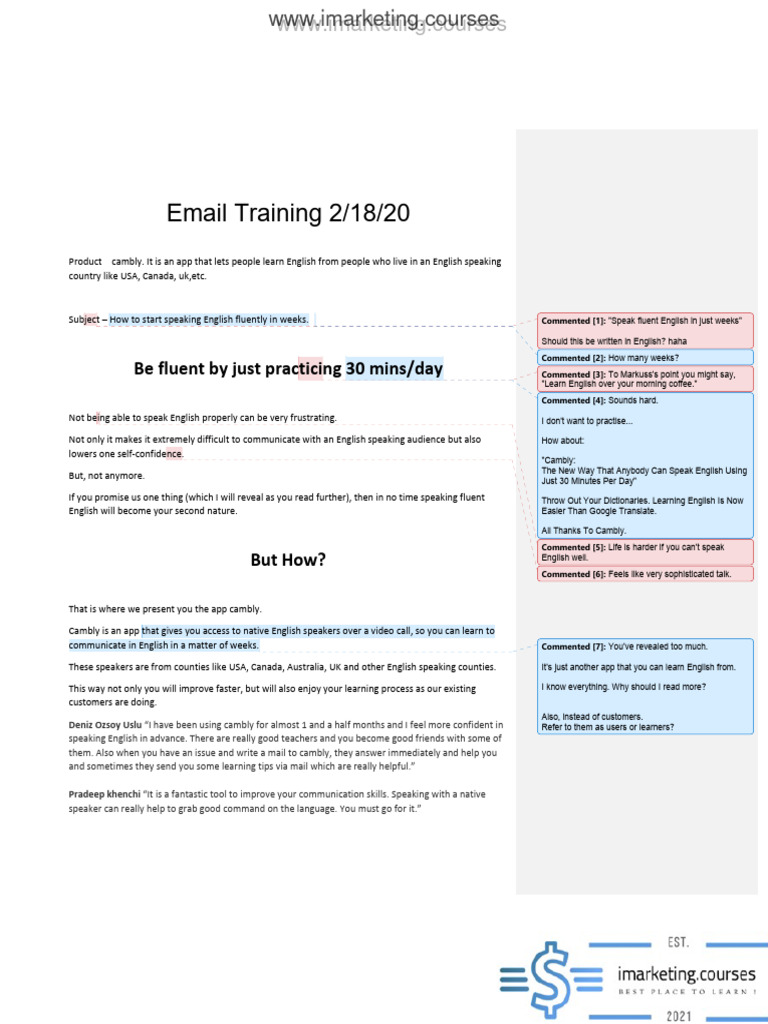 04-Email Training 4. 2-18-20 | PDF | English Language | Human Communication