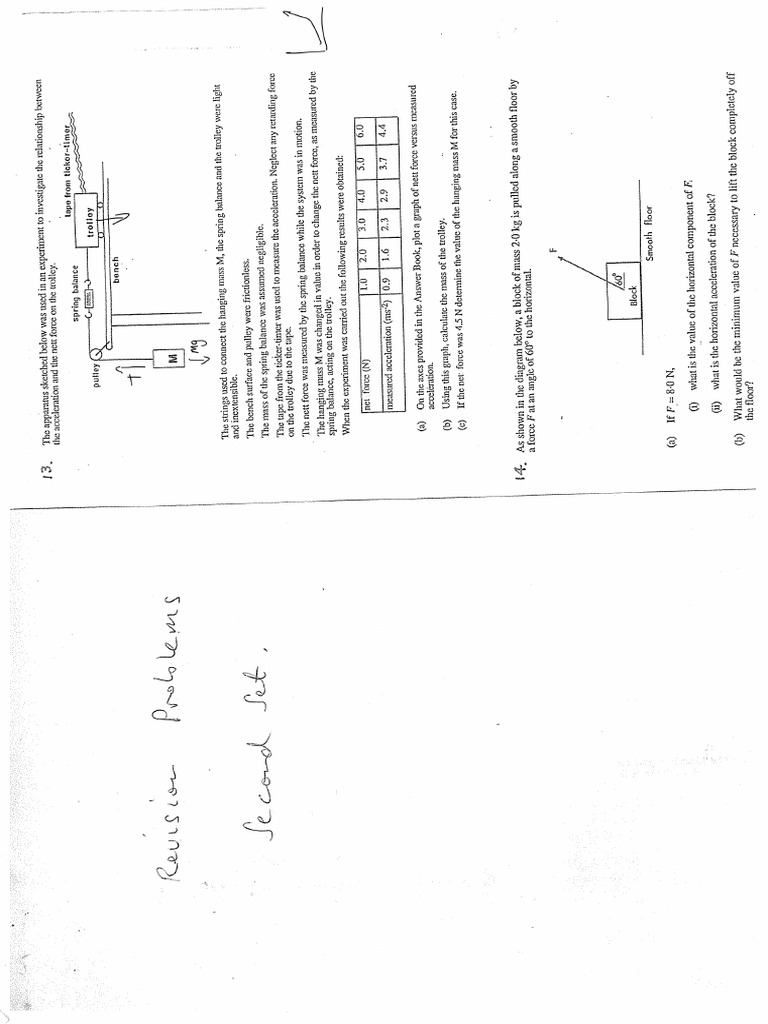 Dynamics Problems | PDF