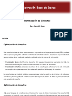 Administración de Base de Datos - Optimización de Consultas