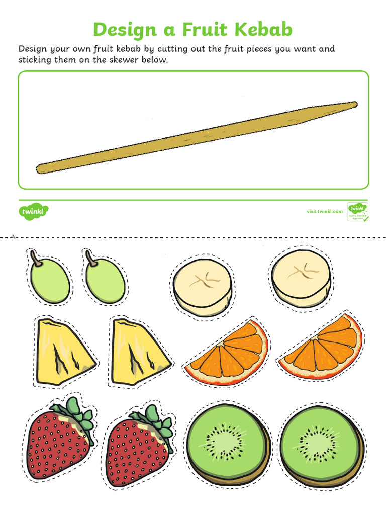 Create Your Own Fruit Kebab | PDF