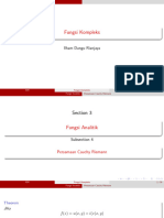 Fungsi Analitik Mata Kuliah Fungsi Kompleks